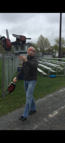 Chainsaw Juggling
